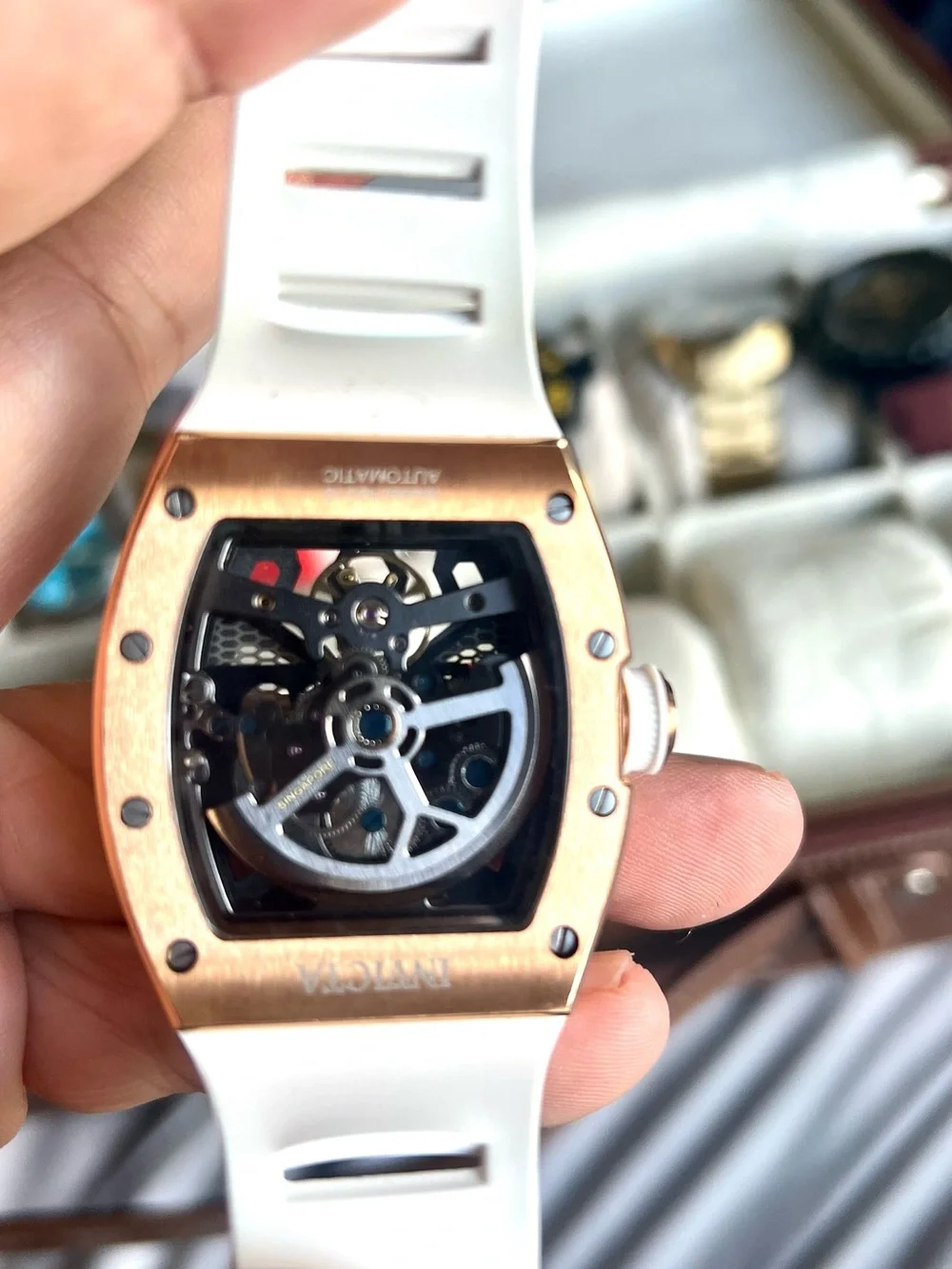Invicta S1 Automatic - MINT - White and Rose Gold  - model: 49015